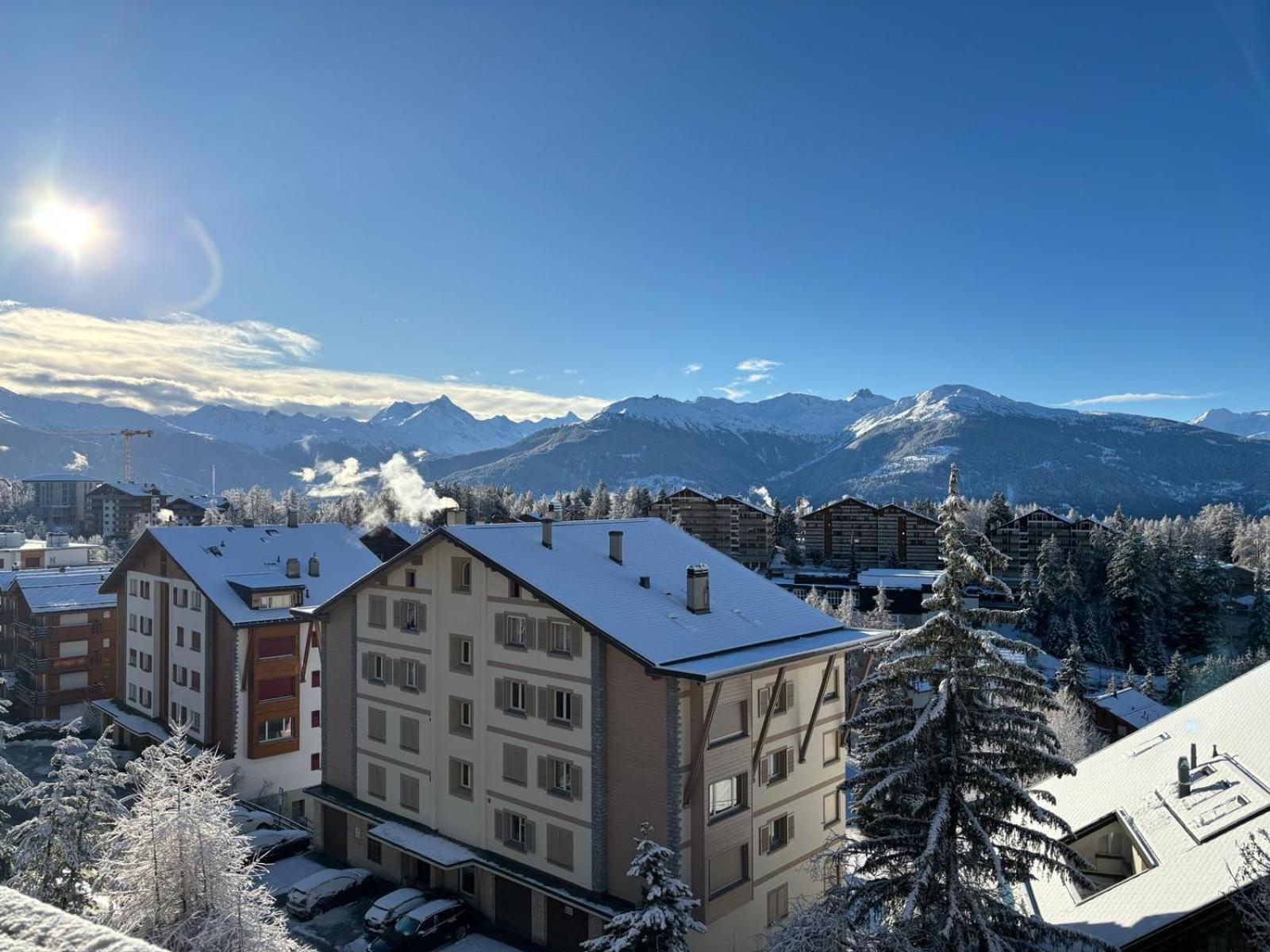 Апартаменты L'Eperon Center Crans Wonderful View Экстерьер фото