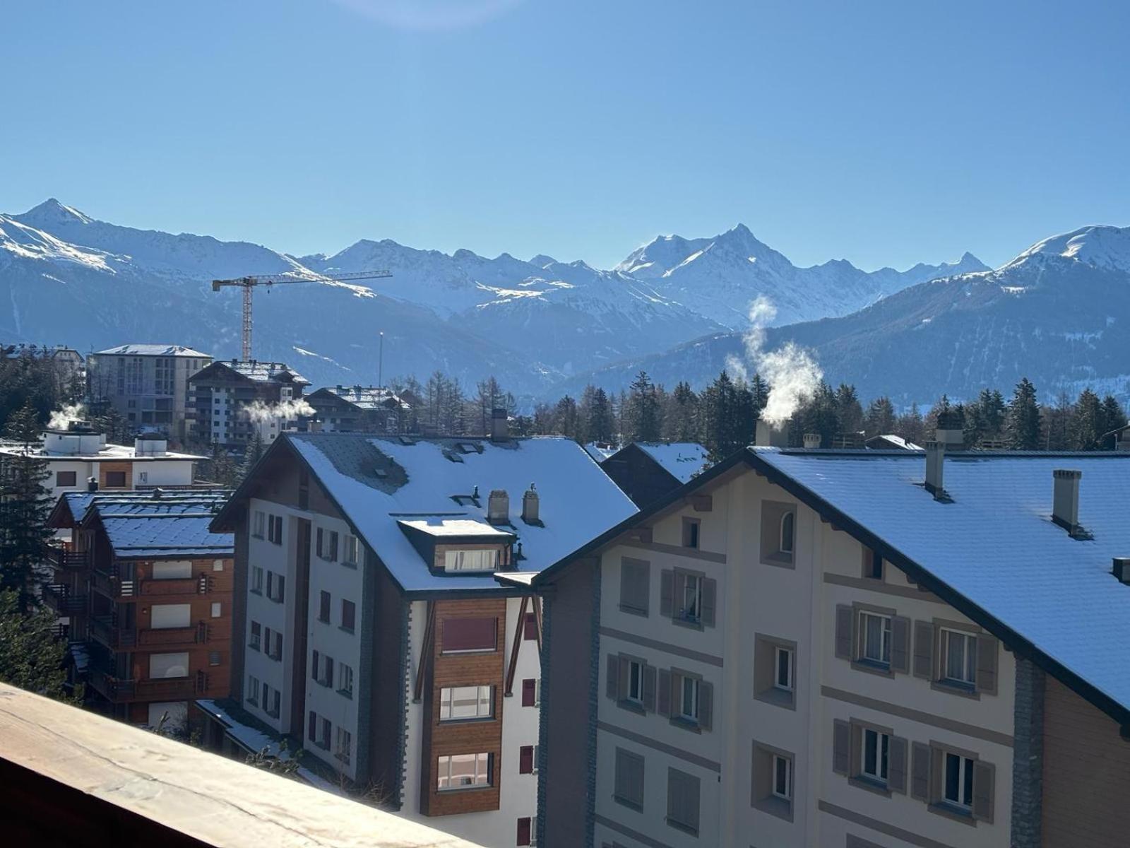 Апартаменты L'Eperon Center Crans Wonderful View Экстерьер фото
