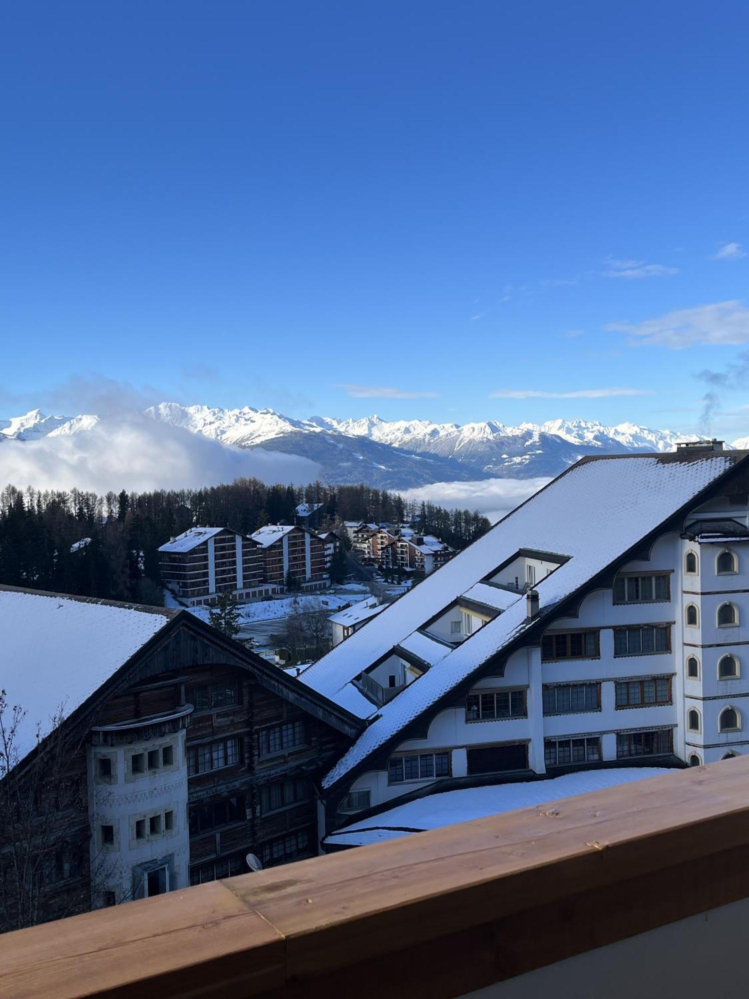 Апартаменты L'Eperon Center Crans Wonderful View Экстерьер фото