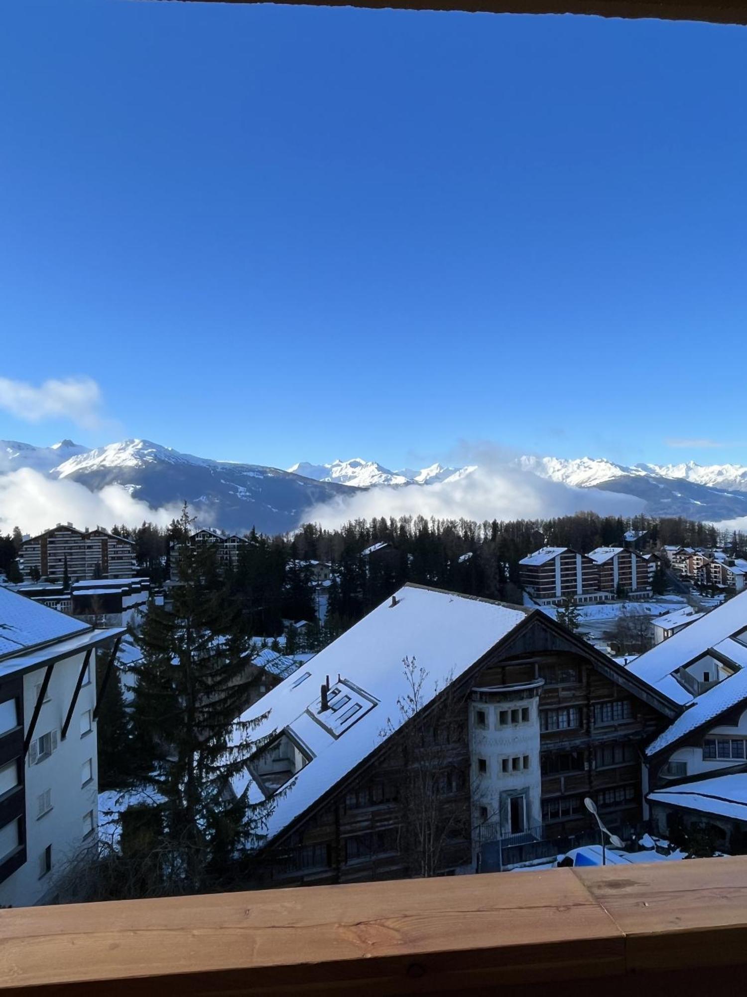 Апартаменты L'Eperon Center Crans Wonderful View Экстерьер фото