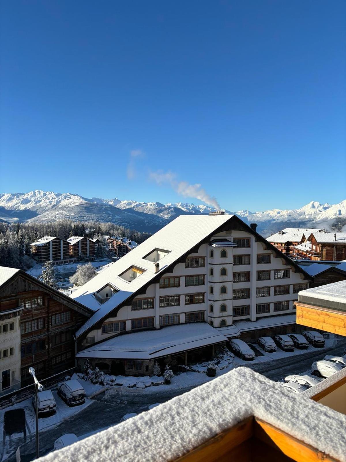 Апартаменты L'Eperon Center Crans Wonderful View Экстерьер фото