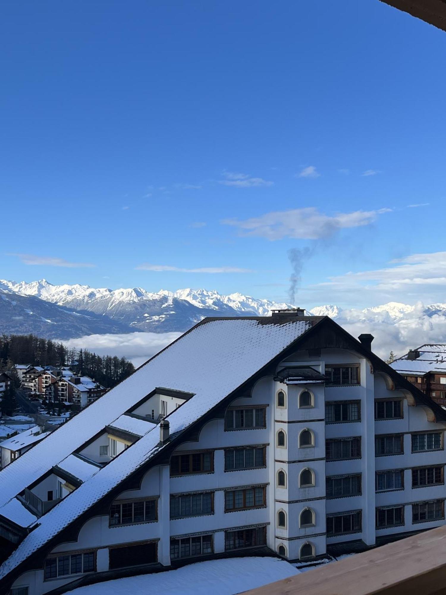 Апартаменты L'Eperon Center Crans Wonderful View Экстерьер фото