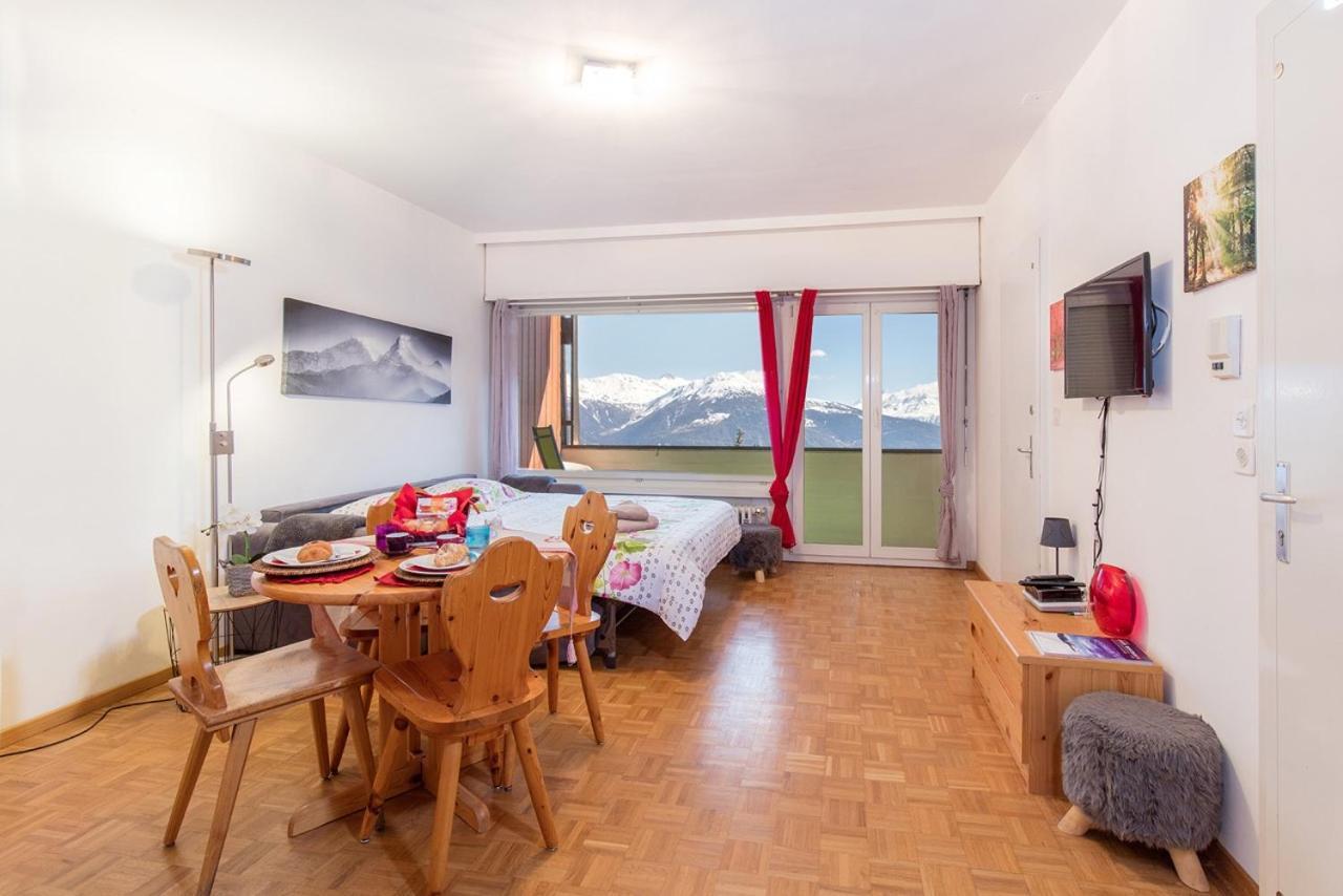 Апартаменты L'Eperon Center Crans Wonderful View Экстерьер фото